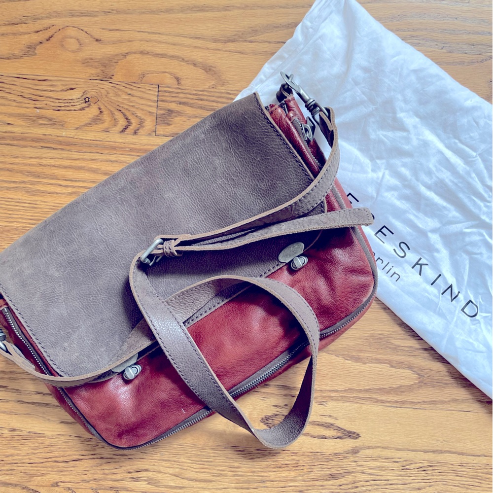 LIEBESKIND BERLIN ALL LEATHER Briefcase/Tote Bag. EXCELLENT CONDITION. Unisex.